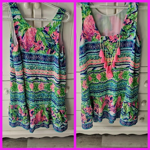 Lilly Pulitzer Gabriella dress Daquiri Shack - Picture 1 of 3
